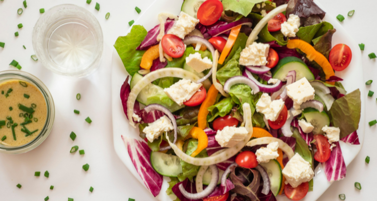 Rainbow Nutritious salad.